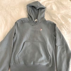 Champion grey/blue hoodie from urban outfitters